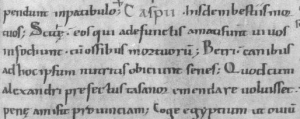 BNF lat. 1801, 57r, Jerome on exposing bodies